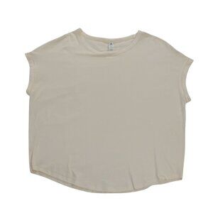 90 Degree By Reflex Super Soft Beverly S/S Rolled Hem Womens Top M.